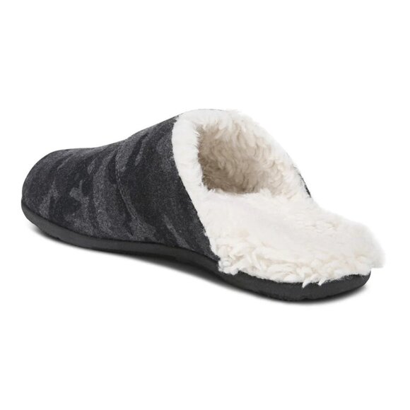 Vionic  Men's   Alfons   Dark   Shadow   Camo   Gray   Mule   Orthotic   Slipper - Picture 10 of 10